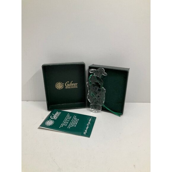 Galway Crystal Golf Club Ornament Ireland with box - Picture 2 of 6
